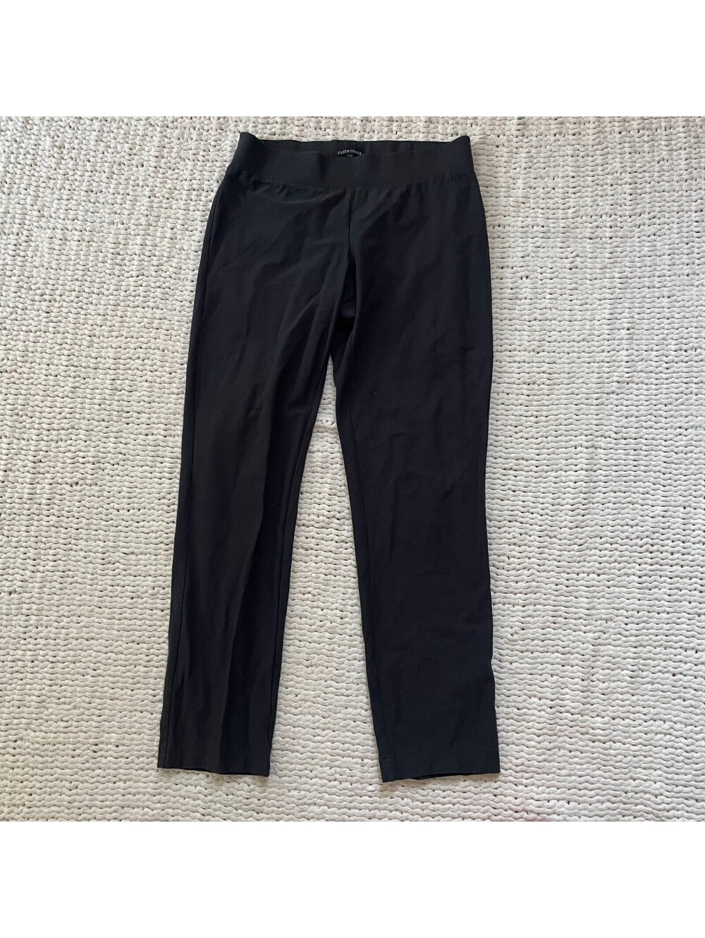 Eileen Fisher Women's Slim Grey Crepe Pants - Size XS